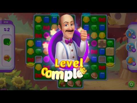 homescapes level 916 - hard