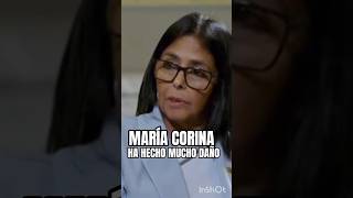 Delcy Rodríguez: El pdte. sigue siendo Nicolás Maduro y María Corina ha hecho mucho daño #Venezuela