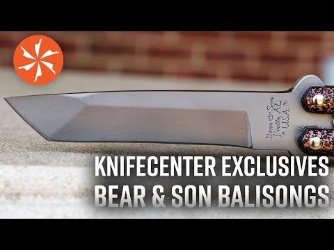 Couteaux papillon Bear & Son exclusifs à KnifeCenter.com maintenant disponibles