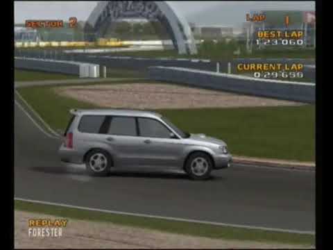 Forester drifting on tsukuba Enthusia ( Enthusia proferrsional racing ps2 )