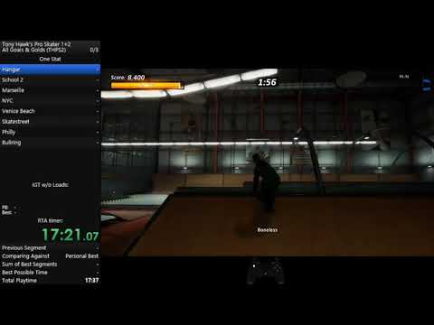 THPS 1+2 Get 3 Hangtime Gaps One Stat