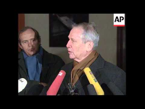 GERMANY: DUSSELDORF: TRIAL OF ALLEGED SPY MARKUS WOLF BEGINS