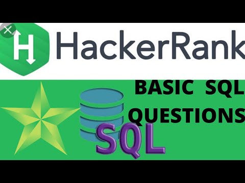 Hackerrank Basics Sql Question Part 1 Hackerrank Practice Basic Part 1 Sql Practice Questions