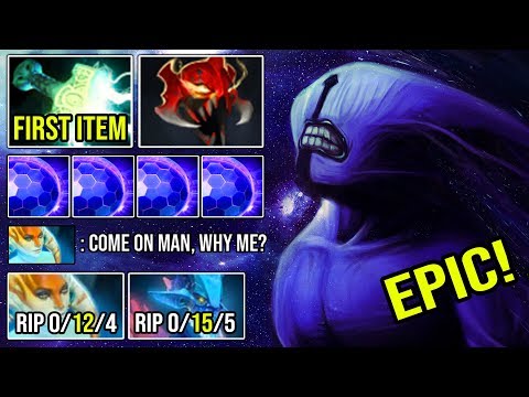 Crazy Attack Bash Lord Faceless Void First ITEM Mjollnir Ez Counter Naga Illusion 24Kills DotA 2