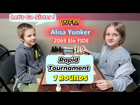 WFM Alisa Yunker - 2069 Elo FIDE - Rapid Tournament 29/10/2025 - 7 Rounds