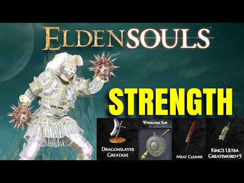 Best Strength Weapon In Every Soulsborne Game + Elden Ring! #fromsoftware