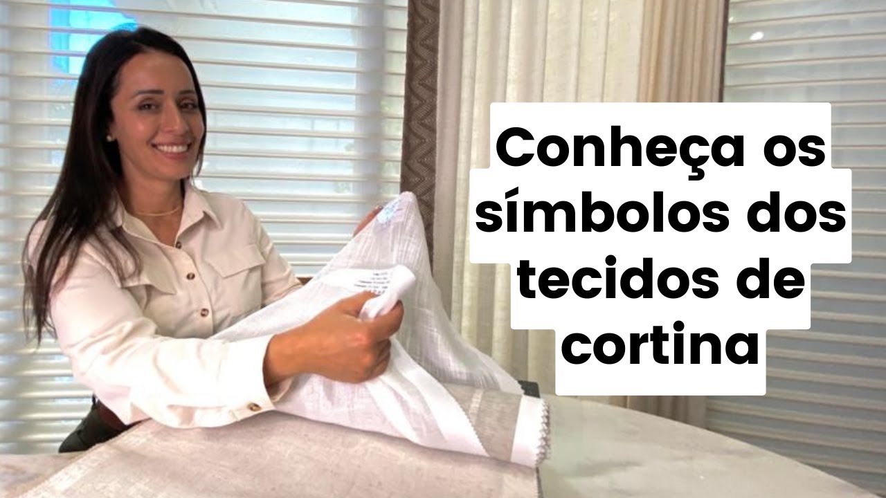 Conheça os símbolos dos tecidos de cortina e escolha o tecido certo para fazer a sua cortina