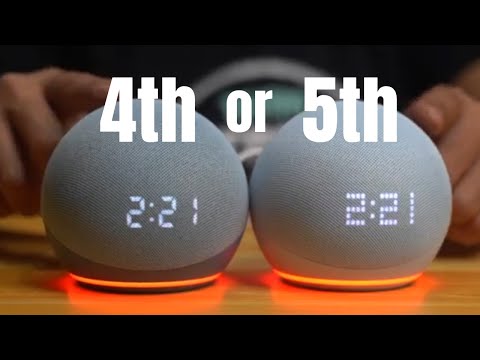 Amazon Alexa Echo dot 4th generation vs Alexa Echo dot 5th generation Quick comparison.