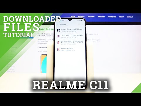 How to Locate Downloaded Files in REALME C11 - Saved Files
