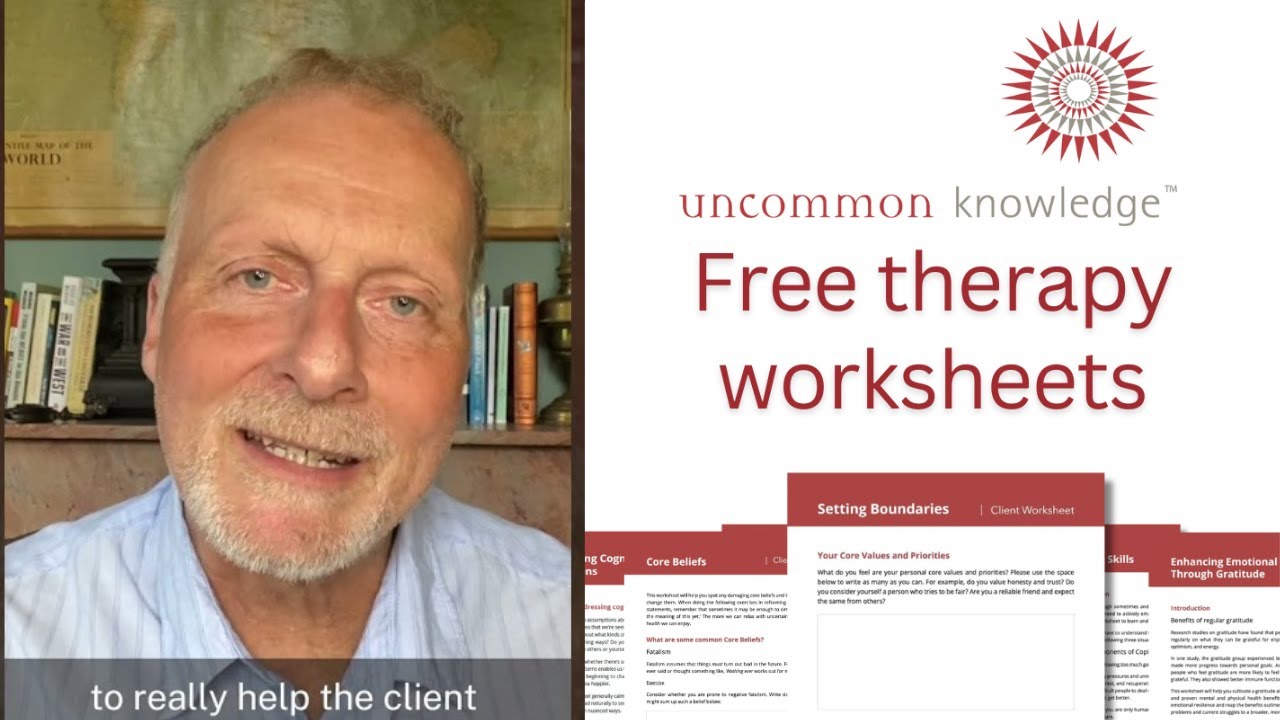 Where you can find free therapist worksheets #worksheet