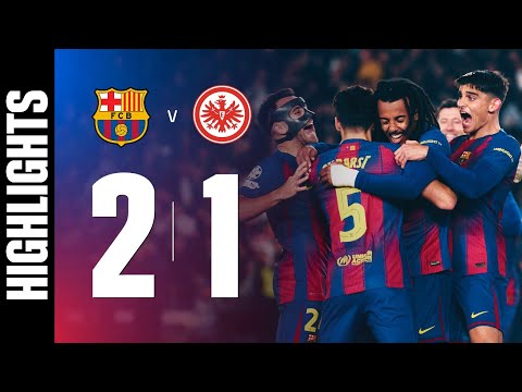 HIGHLIGHTS | FC BARCELONA 2 vs 1 EINTRACHT FRANKFURT | UEFA CHAMPIONS LEAGUE 🔵🔴