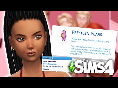 PRE-TEEN Mod!! Attend Middle School &amp; MORE! (The Sims 4 Mods)