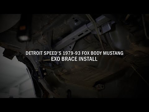 How To Install Detroit Speed's 1979-93 Foxbody Mustang EXO Brace