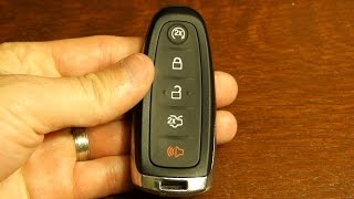 2017 Ford Escape key fob battery replacement