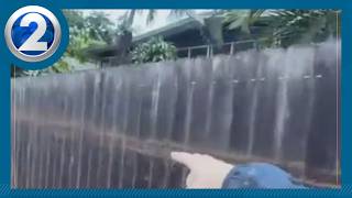 Live report from Oahu's North Shore flooding