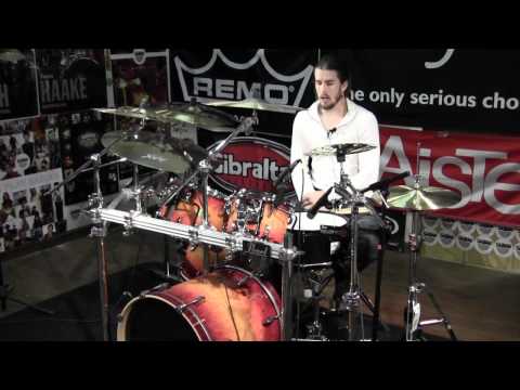 Greenbrier Demo, Pearl Masters MCX 4pc Drum Set Bubinga Sunburst + Ultracast Snare w/ Sabian Cymbals
