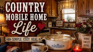 LIFE IN MY DREAM COUNTRY MOBILE HOME 🏡 | Meal Planning, Saving Money, Food Prep & Vintage Finds
