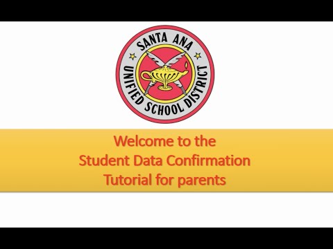 Student Data Confirmation Tutorial For Parents En