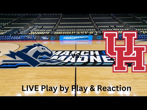 #16 Longwood Lancers vs. #1 Houston Cougars NCAA MEN'S MARCH MADNESS LIVE Play by Play & Reaction