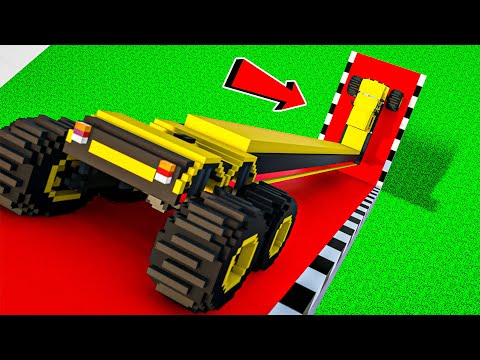 LONG Cars JUMP Distance Test in Teardown | Mr.Wrecker