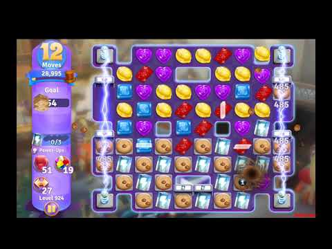 Wonkas World of Candy Level 924 NO BOOSTERS - A S GAMING ✔