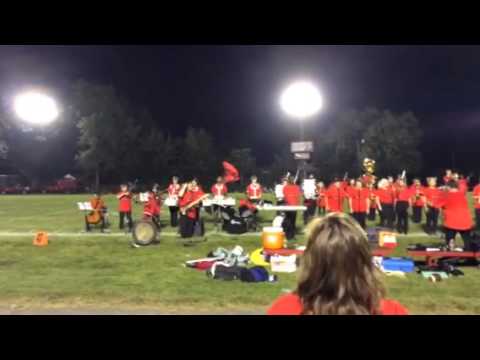 Nyack High School Red Storm Marching Band performs Queen