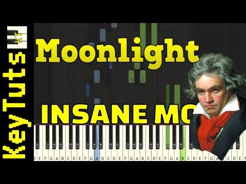 Moonlight Sonata 3rd Movement by Beethoven - Insane Mode [Piano Tutorial] (Synthesia)