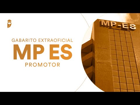 Gabarito Extraoficial: MP ES (Promotor)