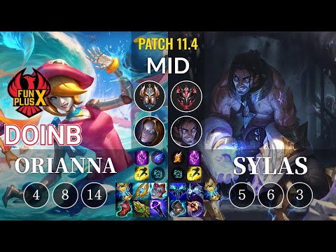 FPX Doinb Orianna vs Sylas Mid - KR Patch 11.4