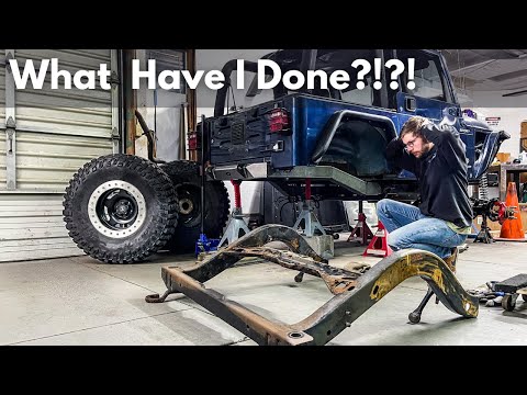 Chopped my MINT Frame in HALF! // Motobilt Back Half pt1