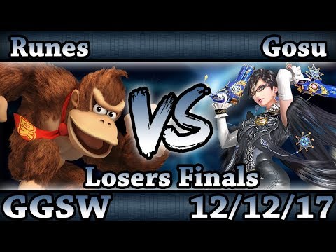 GGSW 62 - Runes (Donkey Kong) Vs. Gosu (Bayo,Yoshi,Luigi) Smash Wii U Losers Finals - Smash 4