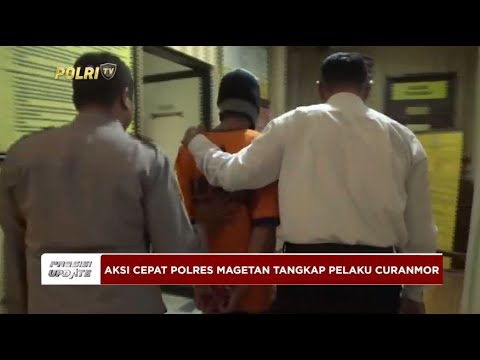 PRESISI UPDATE : AKSI CEPAT SATRESKRIM POLRES MAGETAN TANGKAP PENCURI MOTOR KURANG DARI 24 JAM 10.00