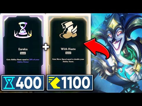 Shaco but I have 400 Ability Haste and 1100 Move Speed (THIS IS RIDICULOUS)