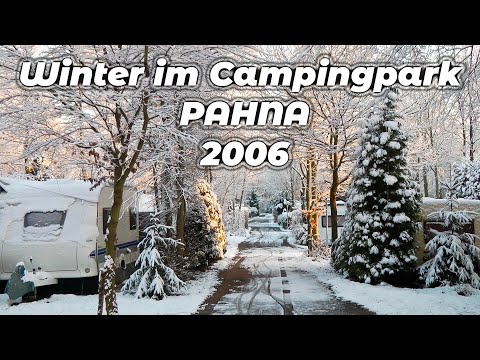 2006 Campingpark Pahna tief verschneit