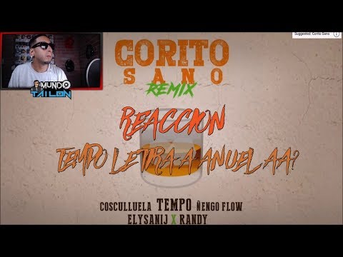 Tempo x Cosculluela x Ñengo Flow x Randy x Elysanij - Corito Sano (Remix) - REACCION