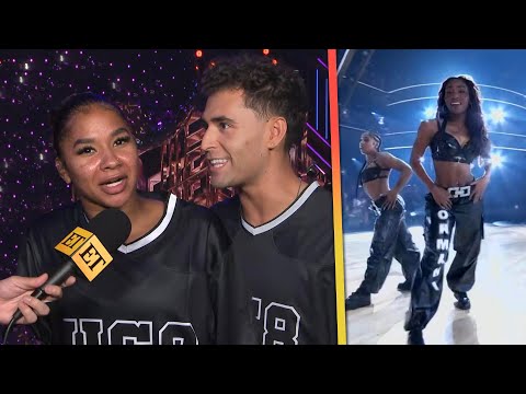 DWTS Finale: Ezra Sosa and Jordan Chiles REACT to Getting an Assist From Normani! (Exclusive)