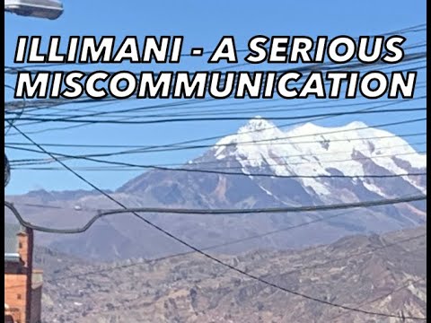 Illimani - A gorgeous frozen flame that stands over La Paz.