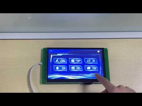 Multicolor pvc dwin touch screen 7 inches capacitive -resolu...