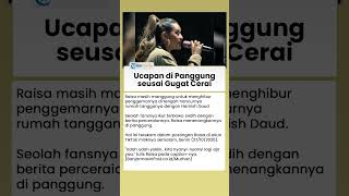 Begini Kata Raisa saat Manggung di tengah Proses Perceraian dengan Hamish Daud, Tenangkan Fansnya