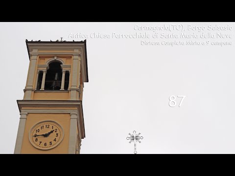 Le campane di Carmagnola(TO), Borgo Salsasio - Distesa Completa Mista a 9 campane