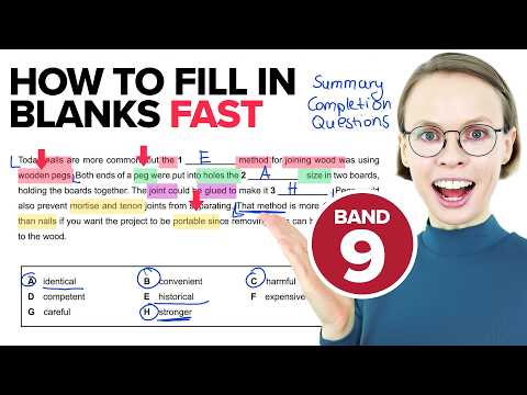 IELTS Reading Summary Completion Tips and Practice Test | MUST-KNOW Strategy