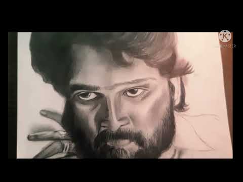 allu arjun pushpa movies art sketch//art by sujit mandal 🎨🎨