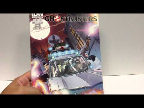 IDW Ghostbusters comic POSTCARD and COMIC review