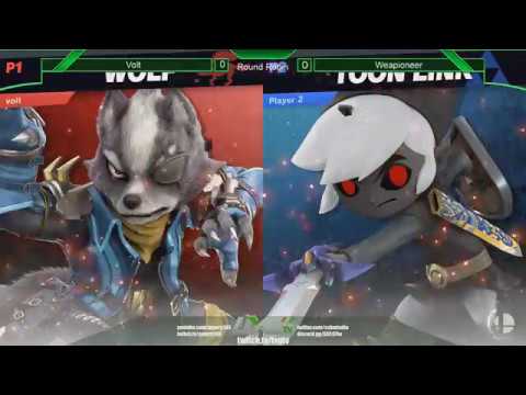 Volt (Wolf) vs Weapioneer (Toon Link) - Smash Ultimate @ LXG 4