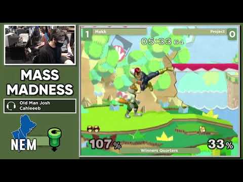 Mass Madness 37 SSBM - PF | Mekk (C. Falcon) vs. Project (Fox) - Melee WQF
