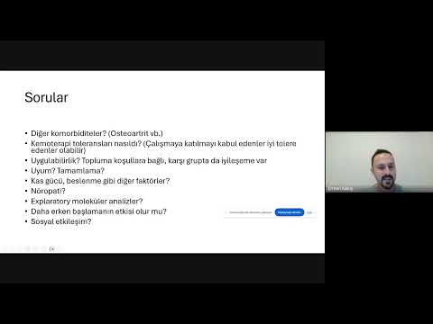 Adjuvan kolon kanseri tedavisi sonrası egzersiz | Gastrik ve gastroözofageal kanserde perioperatif durvalumab