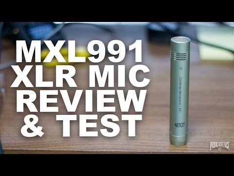 MXL-991 XLR Condenser Mic Review / Test