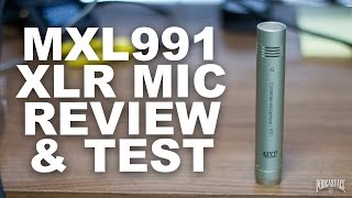 Video thumbnail for MXL-991 XLR Condenser Mic Review / Test by Podcastage