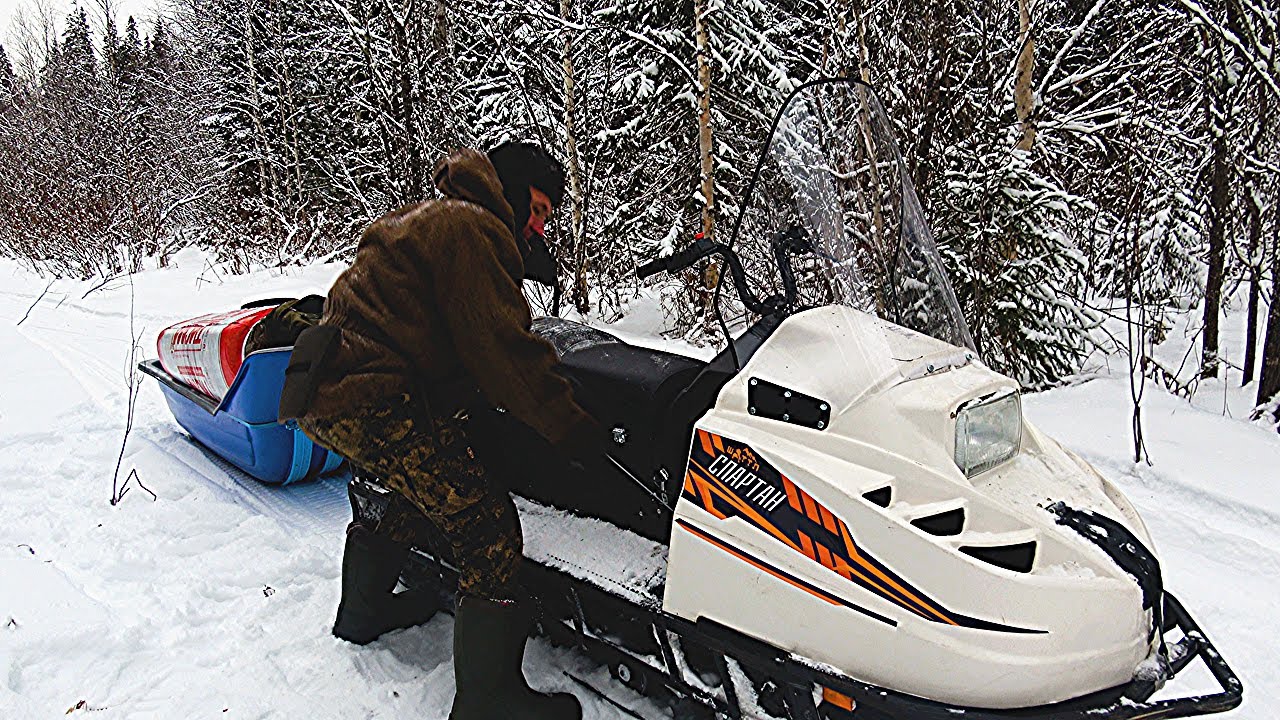 Снегоход сдох в тайге.  Новая чудо - печь в избе.