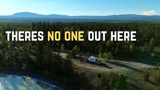 Truck Camping On A DESOLATE Highway Into British Columbias Remote Chilcotin Region